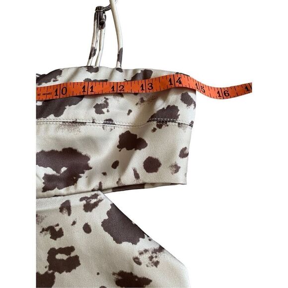 Emory Park Leopard Print Cocktail Dress Cutout Party Hot Sexy - Picture 12 of 14